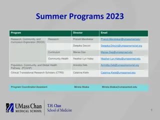 Summer Programs 2023