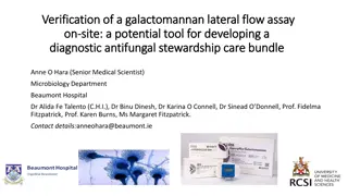 Verification Verification of a galactomannan lateral flow assay  of a galactomannan lateral flow assay