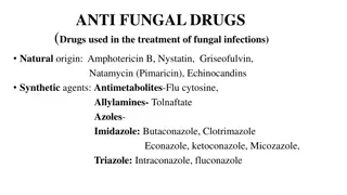 ANTI FUNGAL DRUGS