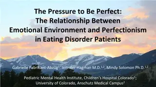 Relationship Between Emotional Environment and Perfectionism in Eating Disorder Patients