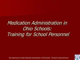 Medication Administration in Ohio Schools Training