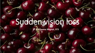 Sudden vision loss