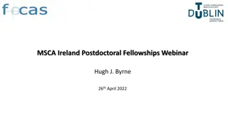MSCA Ireland Postdoctoral Fellowships Webinar