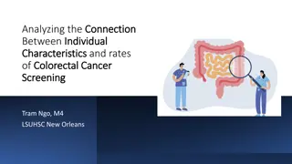 Connection Between Individual Characteristics and Colorectal Cancer Screening Rates