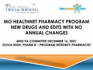 MO HEALTHNET PHARMACY PROGRAM