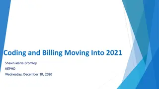 Coding and Billing Moving Into 2021