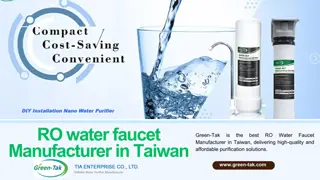 RO Water Faucet Manufacturer in Taiwan Innovative Designs for Clean Water