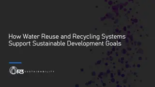 How Water Reuse and Recycling Systems Support Sustainable Development Goals