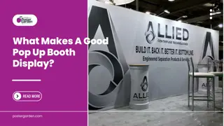 What Defines an Outstanding Pop-Up Booth Business?