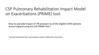 Calculating Impact of Pulmonary Rehabilitation Provision Using PRIME Tool