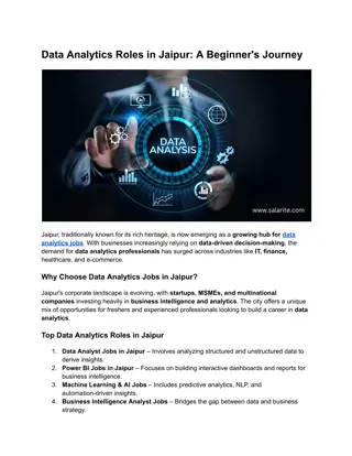 Data Analytics Roles in Jaipur_ A Beginner's Journey