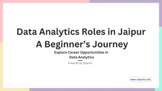 Data Analytics Roles in Jaipur A Beginner’s Journey