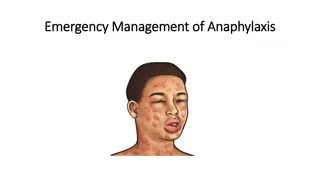 Emergency Management of Anaphylaxis