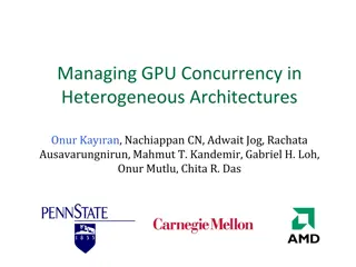 Managing GPU Concurrency in Heterogeneous Architectures