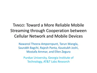 TANGO: Reliable Mobile Streaming Cooperation