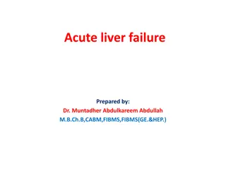 Acute liver failure