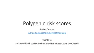 Polygenic risk scores