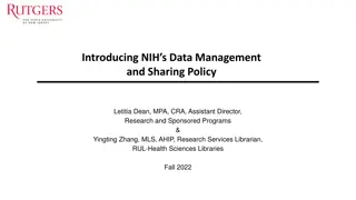 Introducing NIH’s Data Management