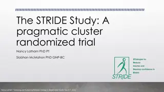 The STRIDE Study: A Pragmatic Cluster Randomized Trial - Achieving Behavior Change for Older Adults