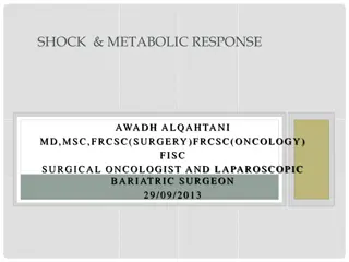 SHOCK  & METABOLIC RESPONSE