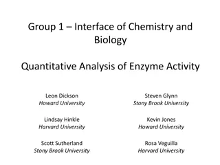 Quantitative Analysis of Enzyme Activity in Biochemistry