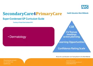 Dermatology Curriculum Guide for GP Trainees in West Midlands