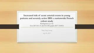 Increased risk of acute arterial events in young patients and severely active IBD: a nationwide French cohort study