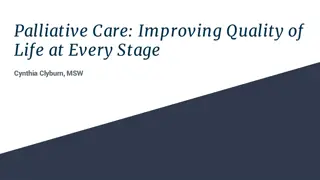 Palliative Care: Improving Quality of Life