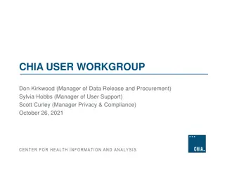 CHIA USER WORKGROUP