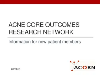 ACNE CORE OUTCOMES  RESEARCH NETWORK