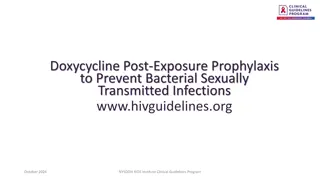 Doxycycline Post-Exposure Prophylaxis for STI Prevention