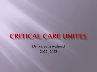 Critical Care Units