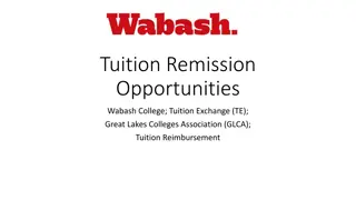 Tuition Remission Opportunities at Wabash College