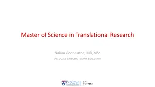 Master of Science in Translational Research