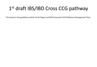 IBS/IBD Cross CCG Pathway Guidelines - Initial Assessment and Treatment Options