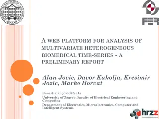 Preliminary Report on a Web Platform for Multivariate Biomedical Time-Series Analysis