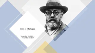 Henri Matisse - Life and Artistic Journey