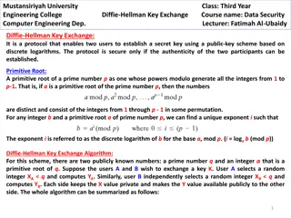 Diffie-Hellman Key Exchange Protocol in Data Security