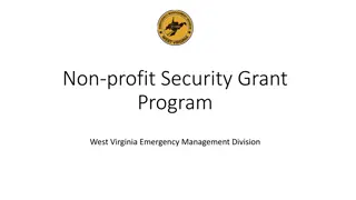 Non-Profit Security Grant Program in West Virginia