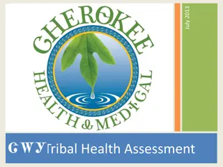 July 2013 Tribal Health Assessment