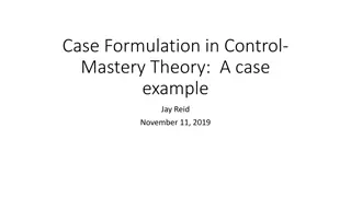 Case Formulation in Control-Mastery Theory: A Case Example