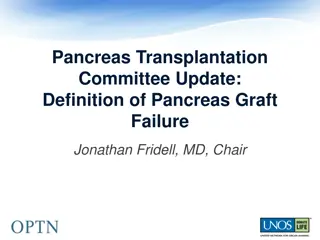 Pancreas Graft Failure Definition Update