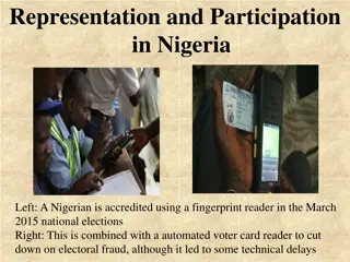 Representation and Participation in Nigeria