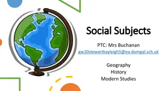 Geography, History, and Modern Studies Exams Overview