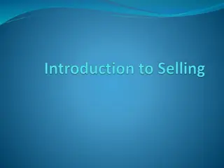 introduction to Selling