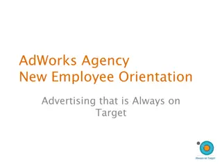 AdWorks Agency New Employee Orientation