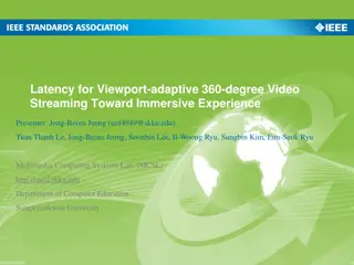 Latency for Viewport-adaptive 360-degree Video  Streaming Toward Immersive Experience