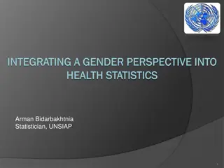 Integrating a Gender Perspective into Health Statistics