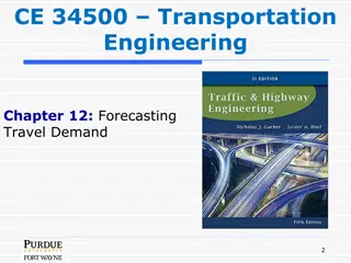 Forecasting Travel Demand in Transportation Engineering