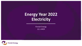 Electricity Consumption Trends in Finland 2022